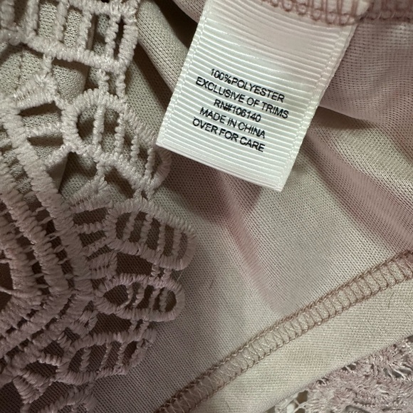 Ultra Pink Lace Blouse in Cream - Picture 8 of 11